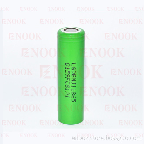 18650 LG MJ1 3.7V e-cigarette battery